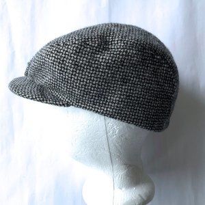 vintage Sima International hat cap wool tweed newsboy